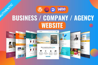 build business website ,company , service ,cleaning website using wordpress