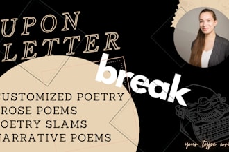 write or edit a poem in english or german for you