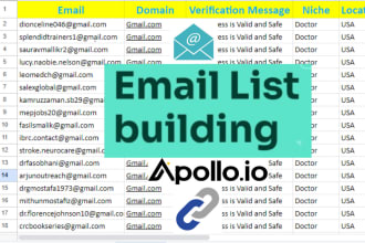 provide a targeted and verified email list for your marketing