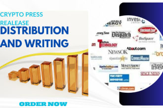 publish 20 crypto guest post or press release on crypto websites