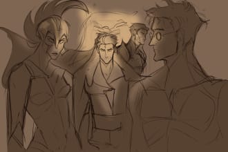 draw any original  characters you want