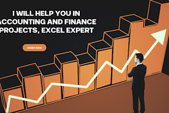 help you in accounting and finance projects, excel expert