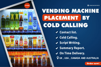 be your vending or atms locator via cold calling in the USA