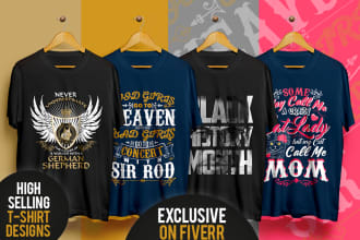 design unique tshirt designs for print on demand and merch
