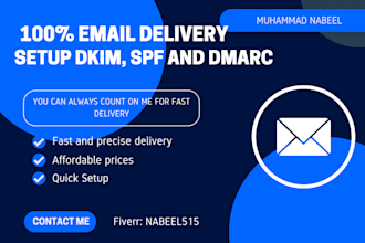 fix spf, dkim, dmarc for better email delivery