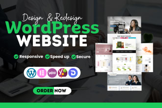 design, redesign, revamp, duplicate, transfer, clone or fix wordpress website