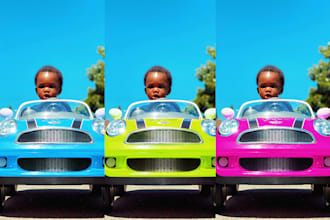 color change of anything very fast in photoshop