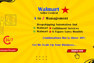 wfs and  walmart 2 step drop shipping store full management