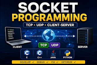 develop and debug tcp udp socket programming applications