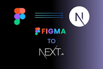 convert figma to next js responsive website with typescript