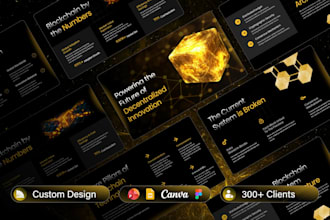 design, redesign powerpoint presentation and investor pitch deck