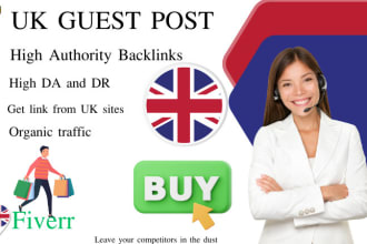 do UK guest post with high authority dofollow  backlinks