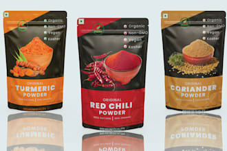 do professional pouch packaging label design services