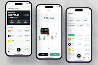develop a decentralized crypto wallet app for IOS and android