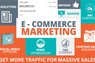 promote and advertise your etsy, shopify, ebay and  amazon for quick sales