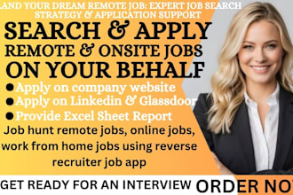 use reverse recruit job app to hunt, search and apply remote, work from home job