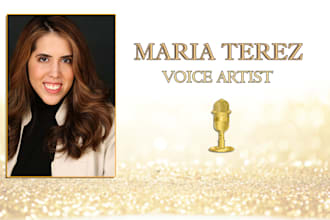 record a professional american female voiceover