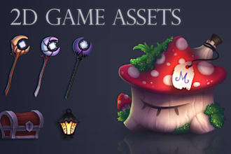 create 2d assets for game