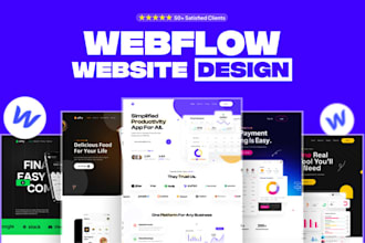 design or develop webflow website, figma to webflow, webflow expert