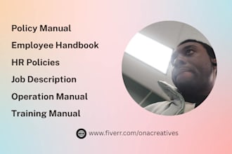 write customized policy and procedure manuals and employee handbooks