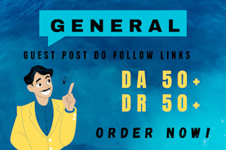 do guest posts on general blogs