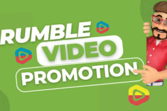 do organic rumble video promotion, rumble video channel marketing, rumble