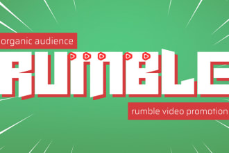 do organic USA rumble video promotion