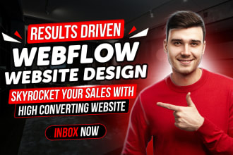 develop responsive webflow website design, figma to webflow