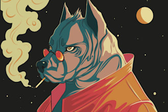 create retro art, posters and comics