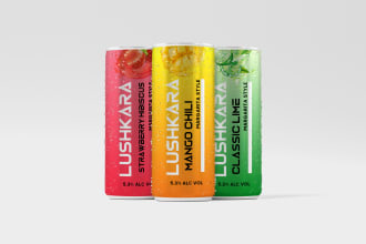 do label design for can, juice, beer, energy drink, beverages label
