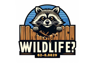 make an amazing  wildlife removal logo for you  in 12 hours