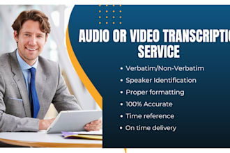 transcribe audio transcriptions and video transcriptions