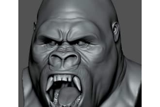 do head model for printing