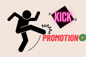 do kick channel promotion for your channel to get more views