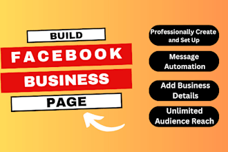 set up and promote facebook business page, vlog page, and fan page