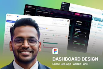 design modern saas UX UI for web app or dashboard