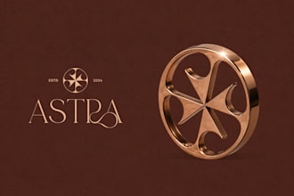 do modern minimalist luxury logo design for your business