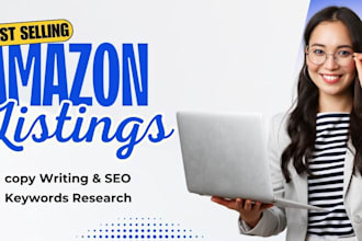 create amazon listing optimization SEO, amazon product listing
