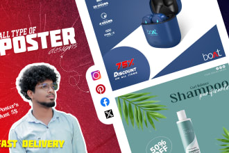 create social media flyer, instagram flyer with in 24 hours