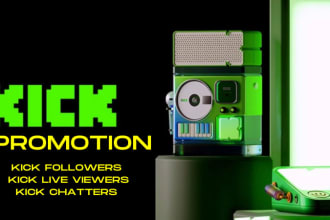 do viral kick channel promotion, kick, youtube livestream