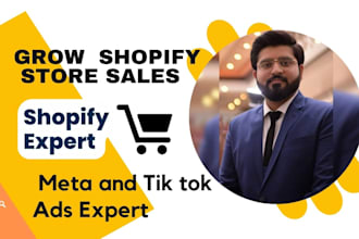 increase shopify sales with tik tok ads and meta ads