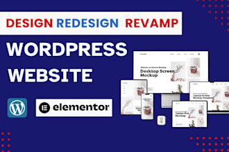 design redesign rebuild wordpress website redesign elementor rebuild website