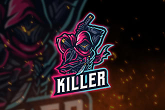 do mascot, esports, cartoon logo design within 24 hours
