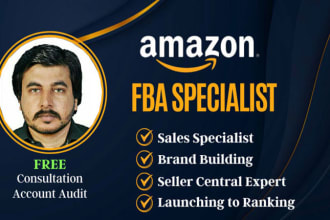 be your amazon fba consultant and virtual assistant