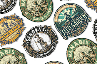 create amazing vintage logo for you