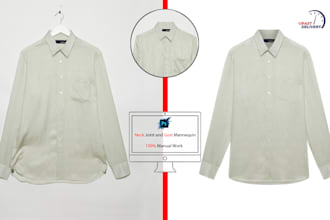 professional neck joint or ghost mannequin any image