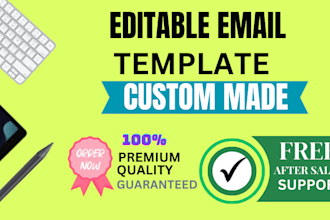 design professional mailchimp email template newsletter