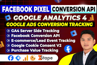 fix or setup facebook pixel conversion API by GTM ga4 stape server side tracking