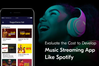 develop a music streaming app