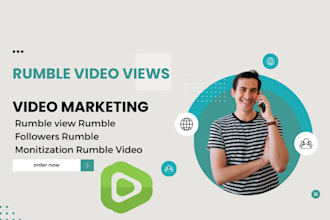 do superfast organic rumble video promotion to get more view from real audience